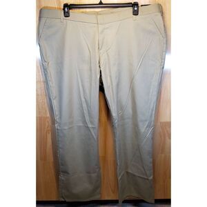Share Dickies Women's Sz‎ 24 Regular Work Pants Beige Straight Leg NWT